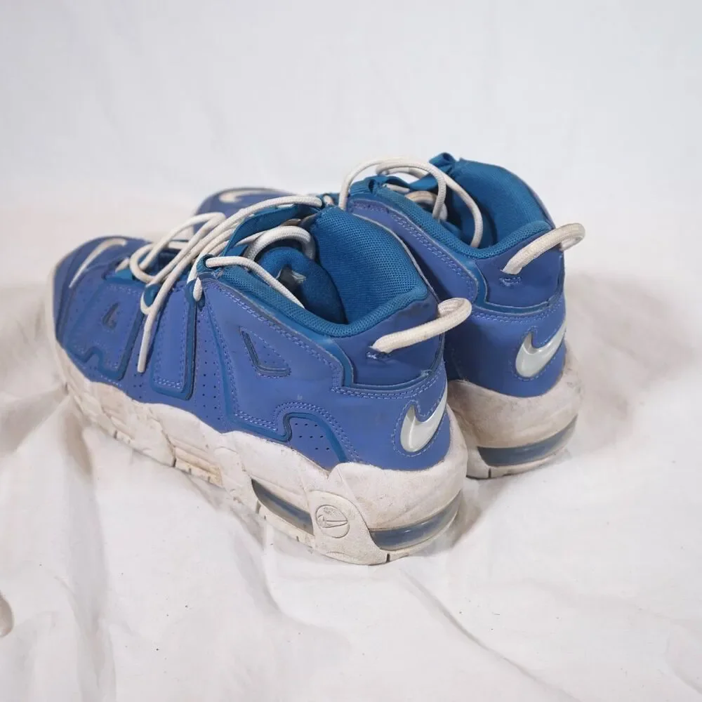 Nike Air More Uptempo Sneakers Blue White Youth Size 5Y DM1023-400